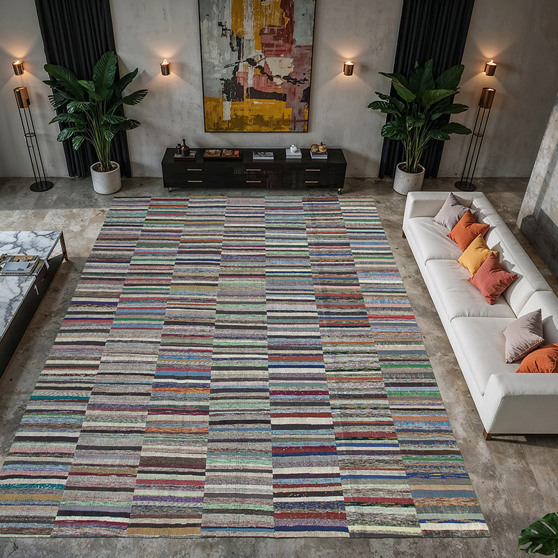 Anadolu Çaput Patchwork Kilim - 346 cm x 466 cm - K0058607