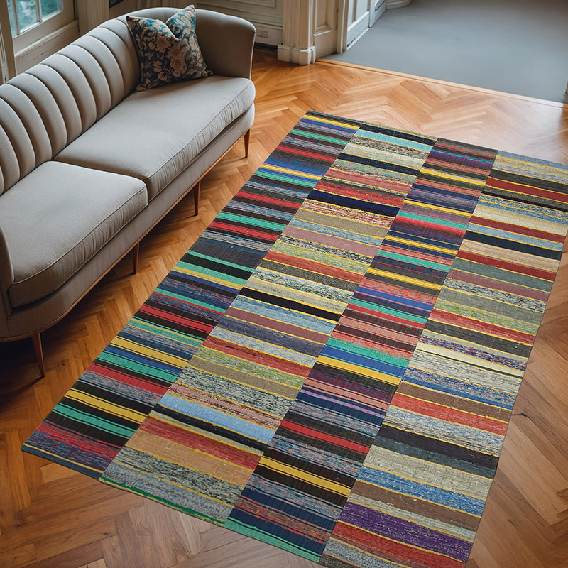 Anadolu Çaput Patchwork Kilim - 180 cm x 292 cm - K0058613