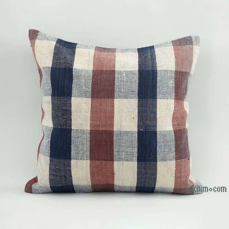 Kırmızı Kilim Yastık Kılıfı - 50 cm x 50 cm - K0058787