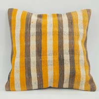 Kilim Pillow Cover - 1' 8" x 1' 8" (20" x 20")