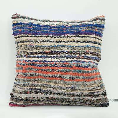 Kilim Pillow Cover - 1' 8" x 1' 8" (20" x 20")