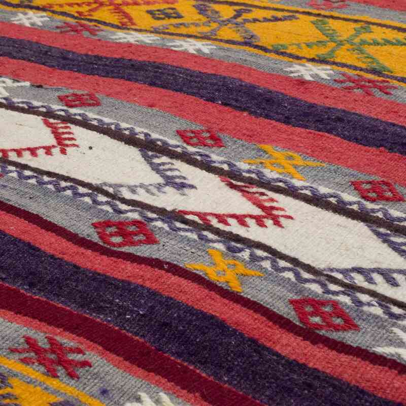 Çok Renkli Sivas Kilim Yolluk - 93 cm x 290 cm - K0059213