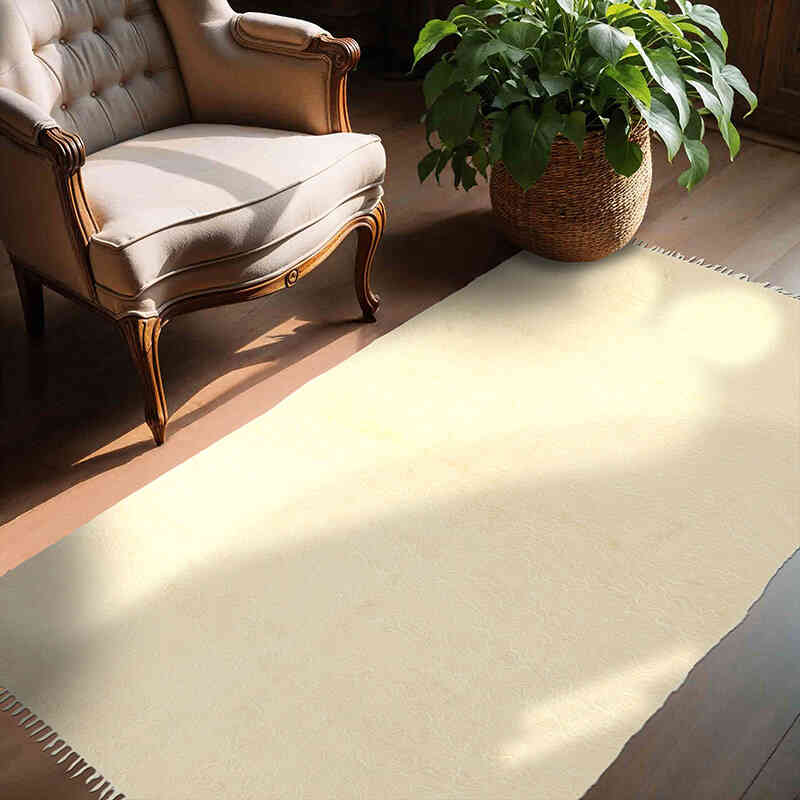 Beige Alfombra Vintage Siirt - 138 cm x 198 cm - K0059228