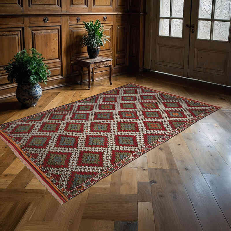 Çok Renkli Manisa Cicim - 165 cm x 265 cm - K0059234