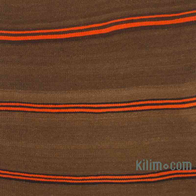 Brown Vintage Anatolian Kilim Runner - 2' 9" x 9' 9" (33 in. x 117 in.) - K0059238