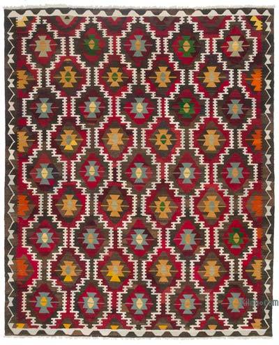 Çok Renkli Yeni Kök Boya El Dokuma Kilim - 255 cm x 312 cm