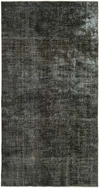 Alfombra Turca Vintage Sobre-teñida - 173 cm x 328 cm