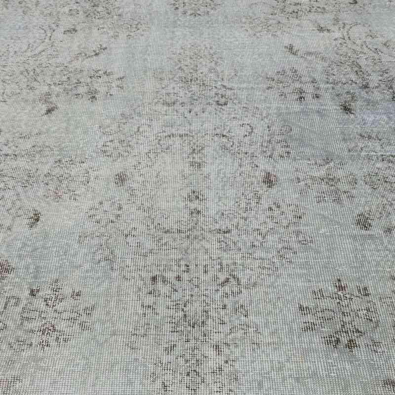 Gri Boyalı El Dokuma Anadolu Halısı - 180 cm x 292 cm - K0059262