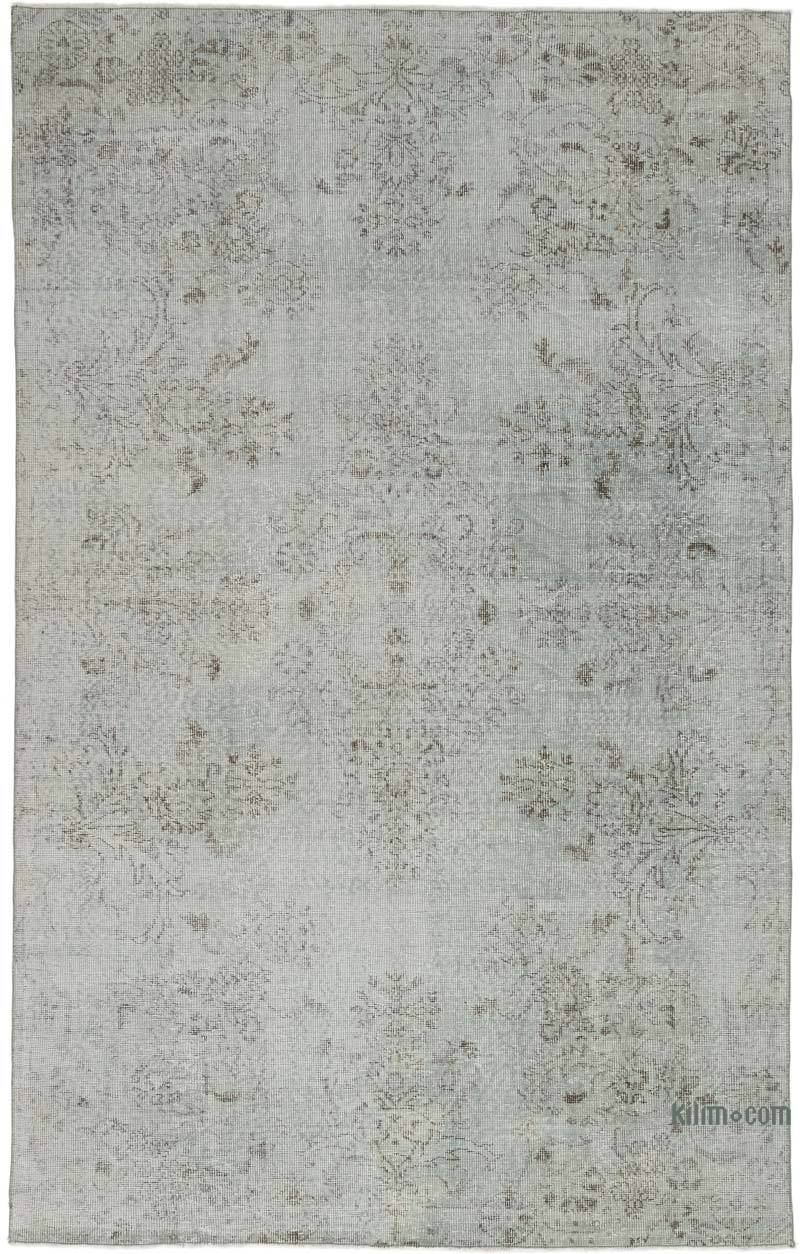Gri Boyalı El Dokuma Anadolu Halısı - 180 cm x 292 cm - K0059262