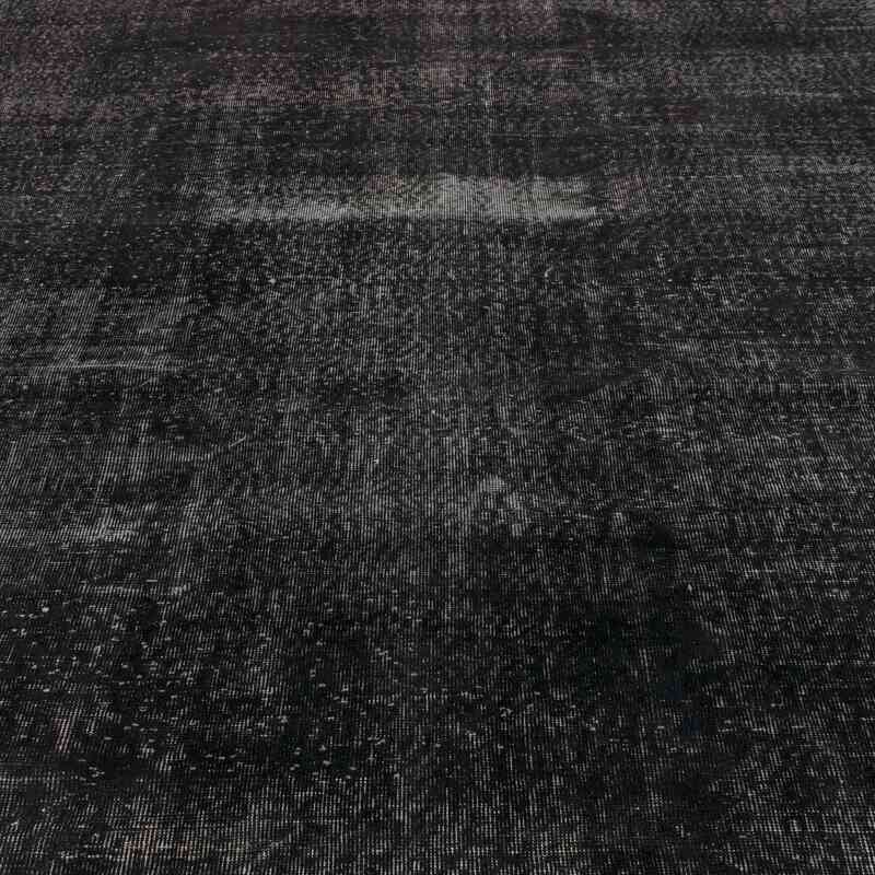 Siyah Boyalı El Dokuma Anadolu Halısı - 213 cm x 276 cm - K0059263