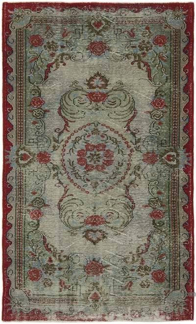 Vintage Turkish Hand-Knotted Rug - 5' 8" x 9' 5" (68 in. x 113 in.)