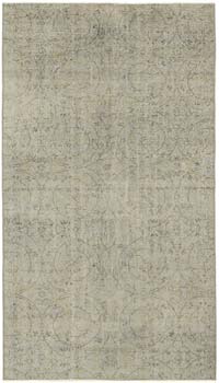 Alfombra Turca Vintage Sobre-teñida - 144 cm x 250 cm