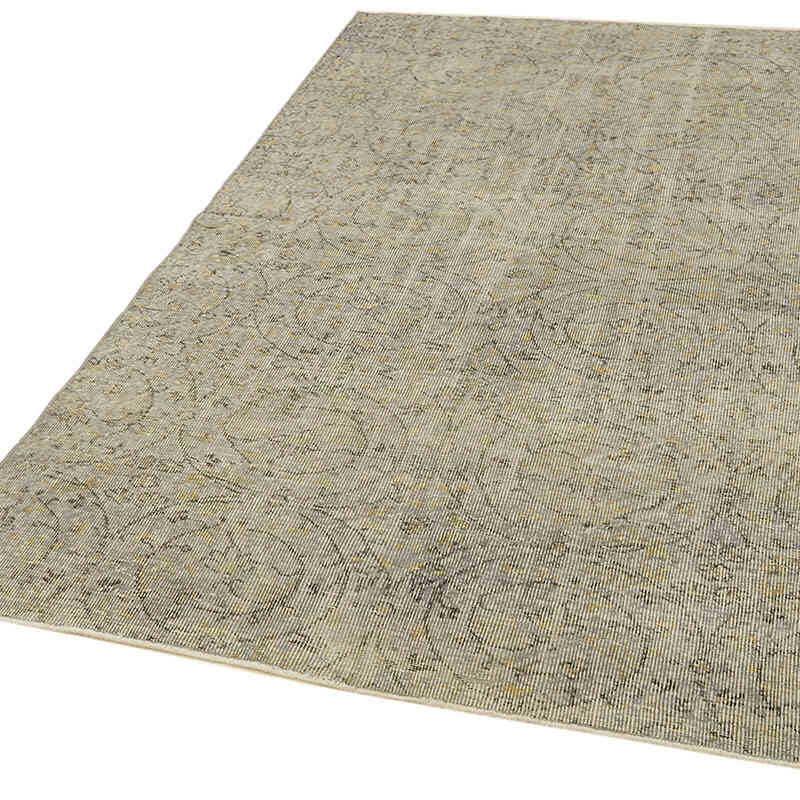 Over-dyed Vintage Hand-Knotted Turkish Rug - 4' 9" x 8' 2" (57" x 98") - K0059274