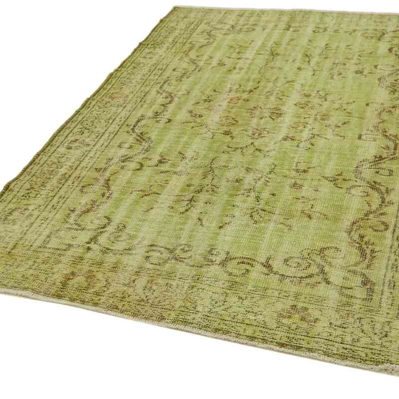 Yeşil Boyalı El Dokuma Anadolu Halısı - 180 cm x 269 cm - K0059275