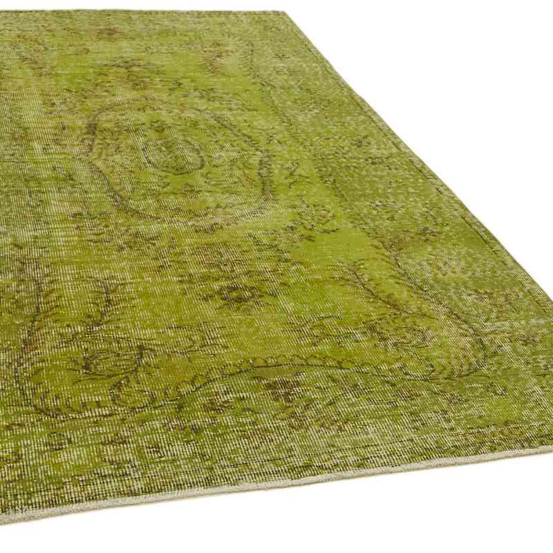 Yeşil Boyalı El Dokuma Anadolu Halısı - 164 cm x 273 cm - K0059279