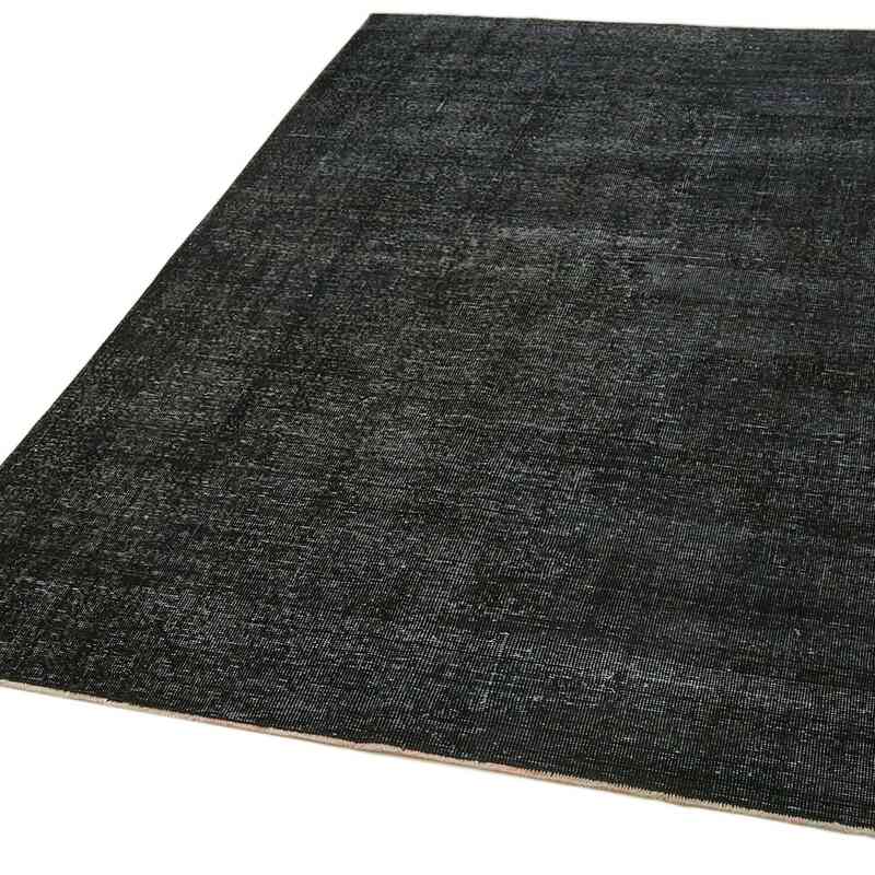 Siyah Boyalı El Dokuma Anadolu Halısı - 148 cm x 233 cm - K0059286