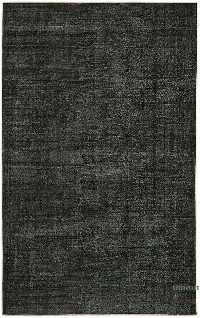 Siyah Boyalı El Dokuma Anadolu Halısı - 148 cm x 233 cm