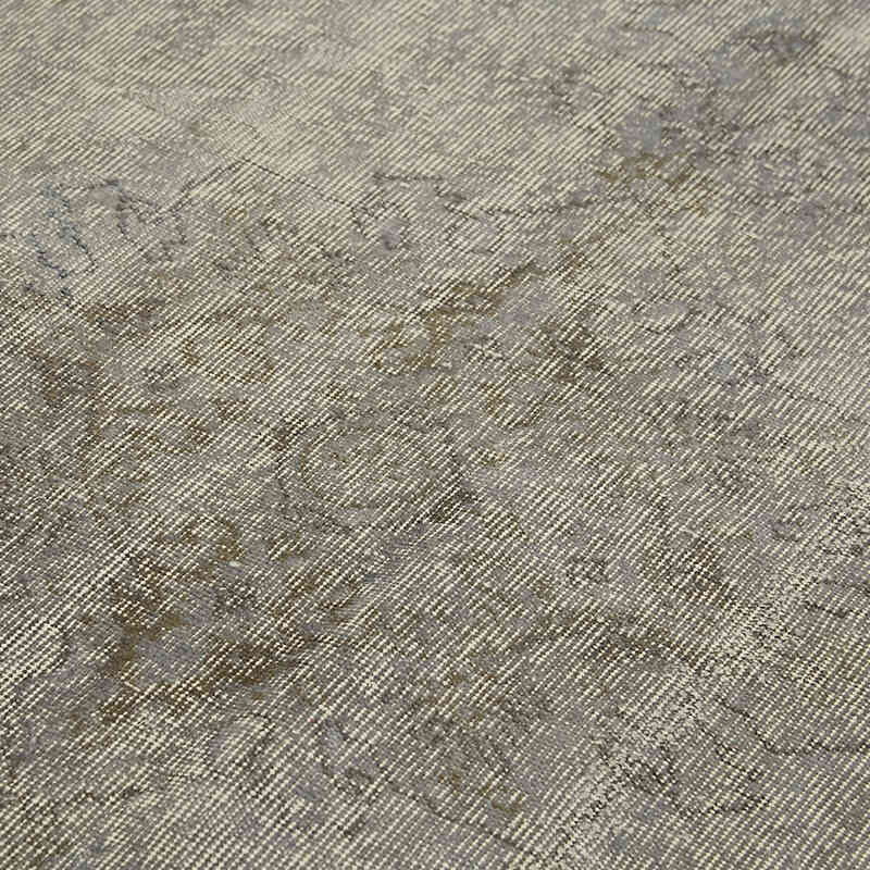 Gri Boyalı El Dokuma Anadolu Halısı - 151 cm x 247 cm - K0059292