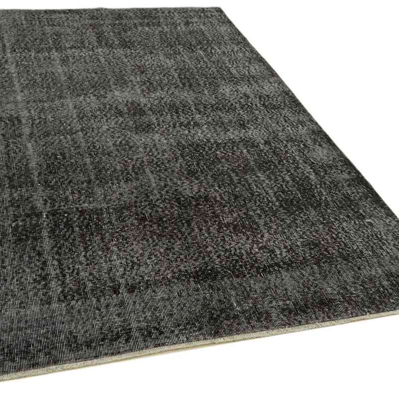 Siyah Boyalı El Dokuma Anadolu Halısı - 147 cm x 237 cm - K0059303