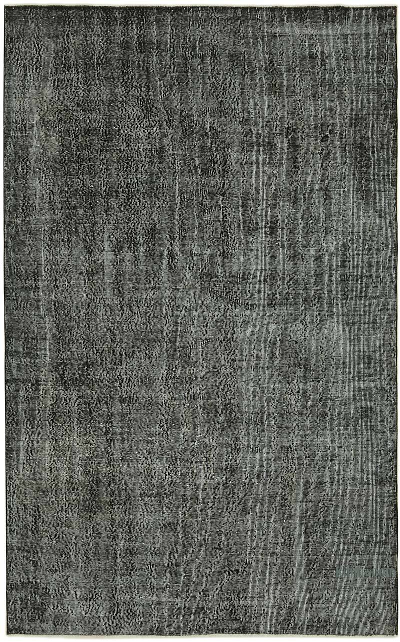 Siyah Boyalı El Dokuma Anadolu Halısı - 169 cm x 267 cm - K0059317