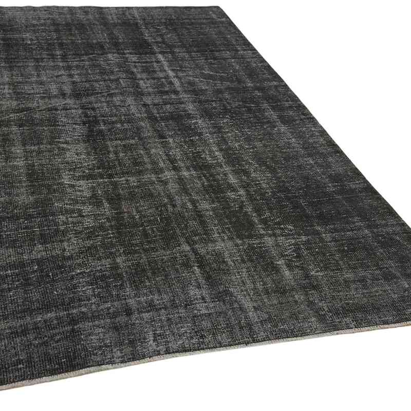 Siyah Boyalı El Dokuma Anadolu Halısı - 163 cm x 270 cm - K0059322