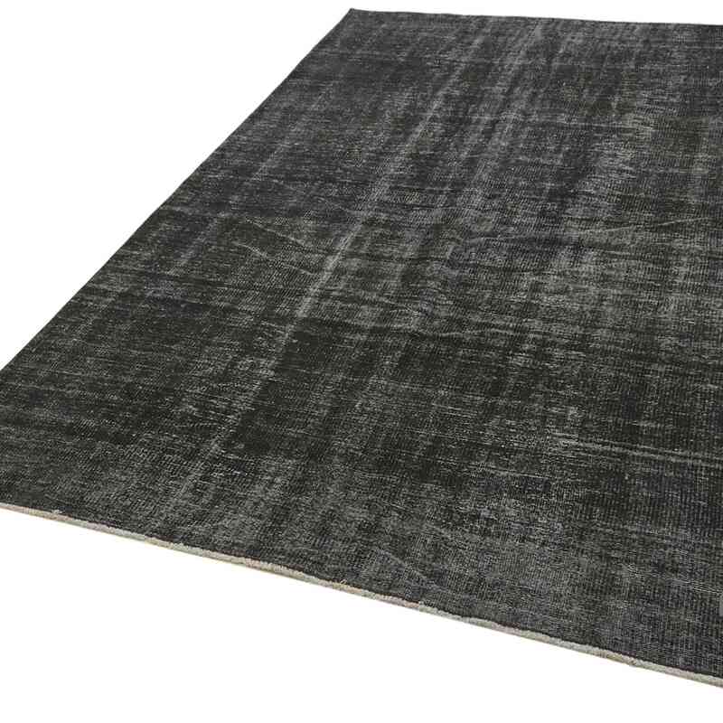 Siyah Boyalı El Dokuma Anadolu Halısı - 163 cm x 270 cm - K0059322