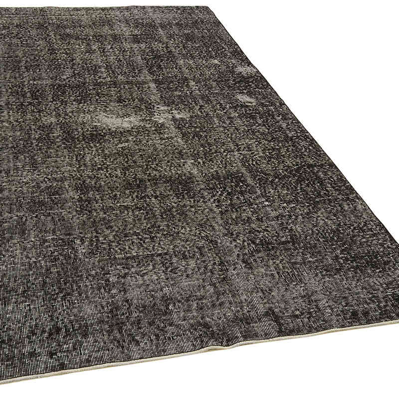 Siyah Boyalı El Dokuma Anadolu Halısı - 143 cm x 271 cm - K0059332
