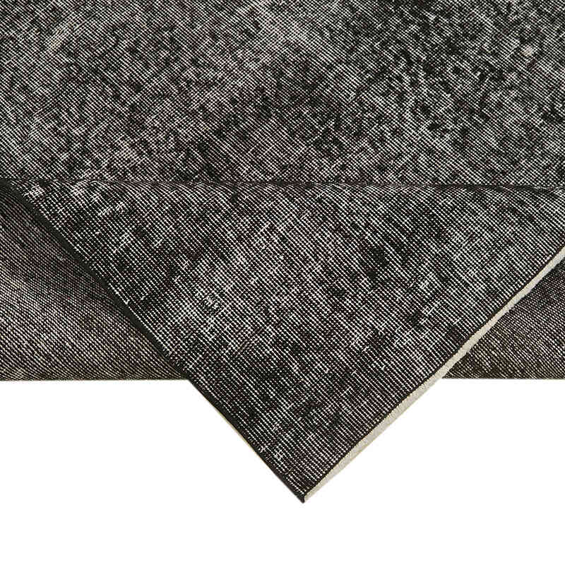 Siyah Boyalı El Dokuma Anadolu Halısı - 143 cm x 271 cm - K0059332