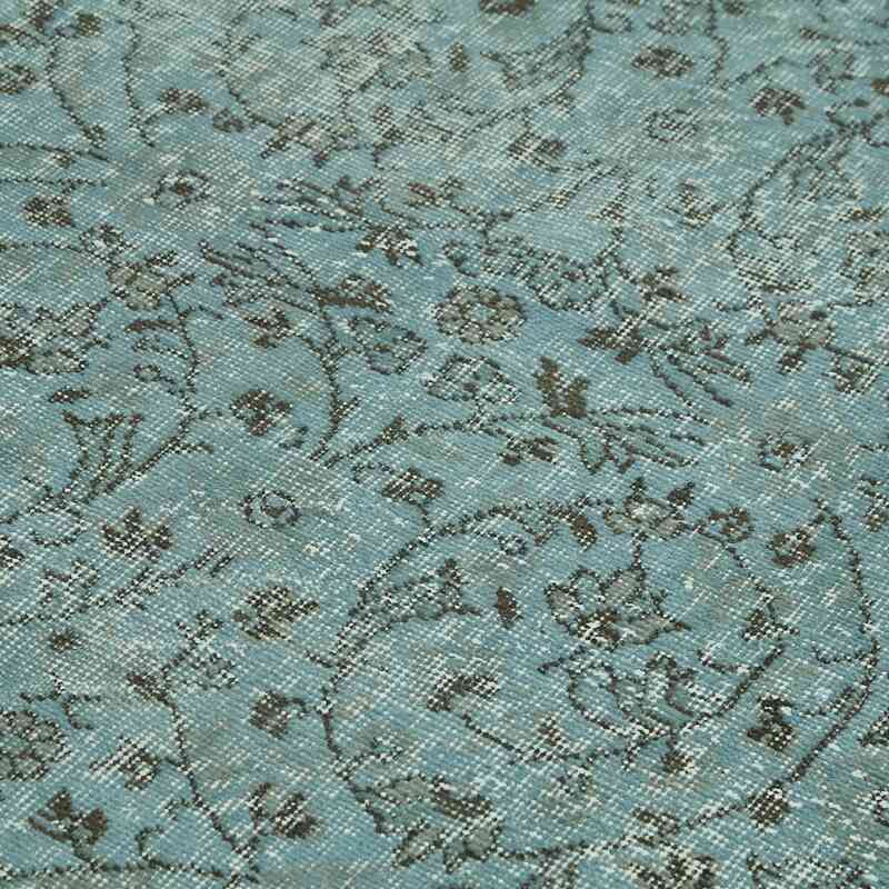 Açık Mavi Boyalı El Dokuma Anadolu Halısı - 174 cm x 294 cm - K0059336