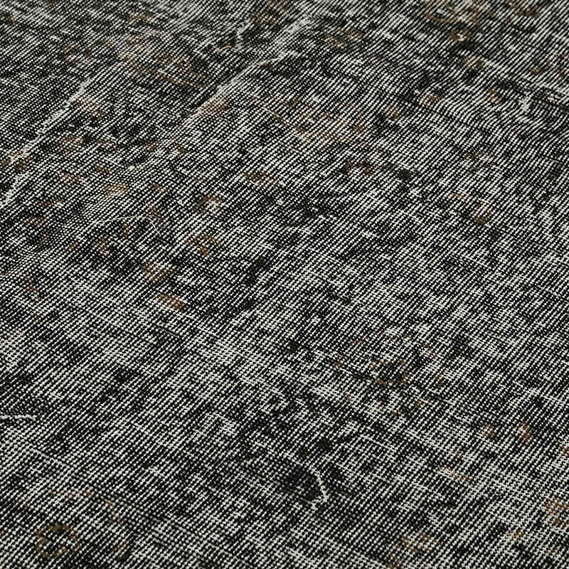 Siyah Boyalı El Dokuma Anadolu Halısı - 203 cm x 306 cm - K0059344