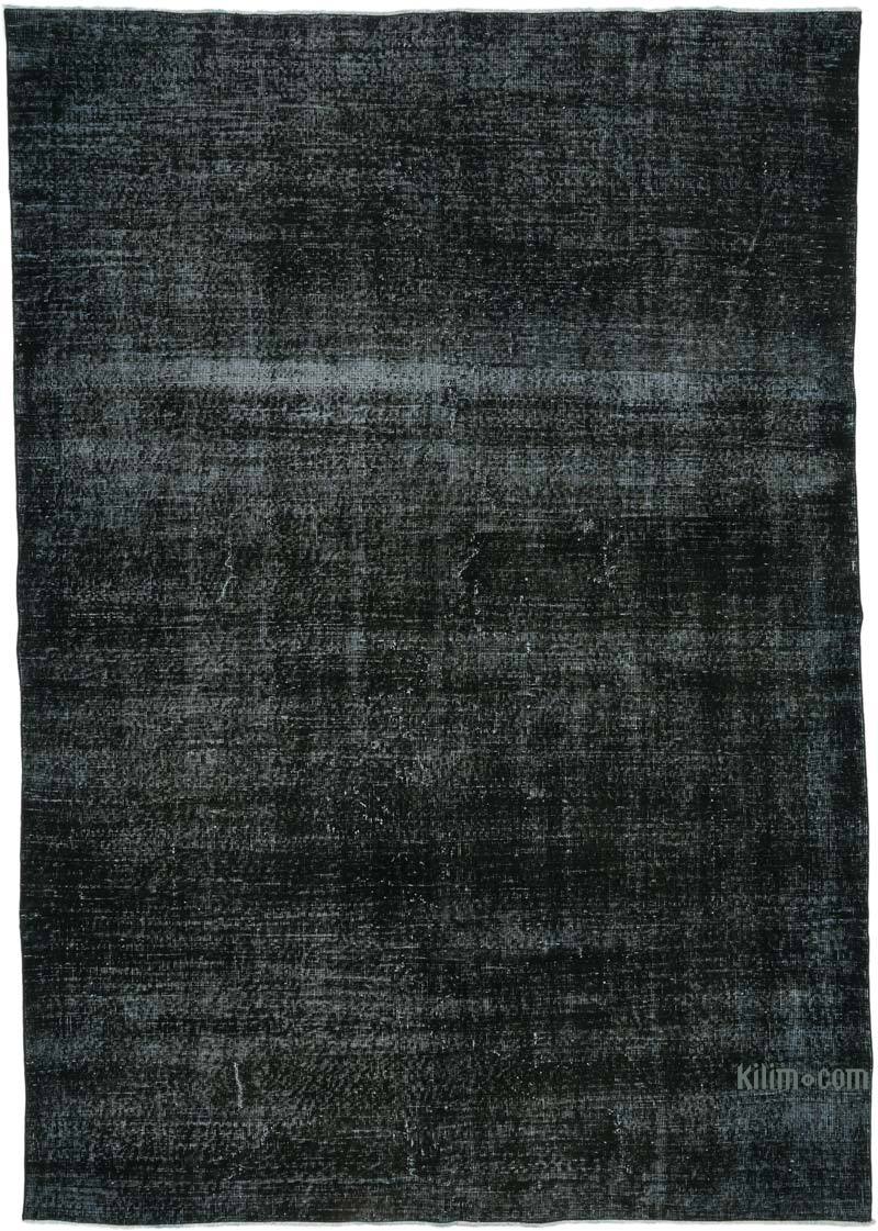 Siyah Boyalı El Dokuma Anadolu Halısı - 200 cm x 287 cm - K0059360