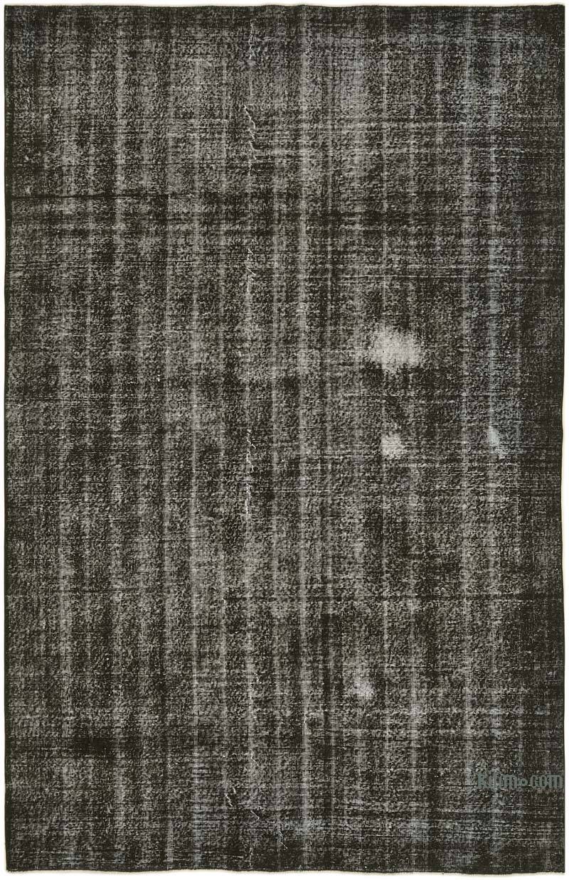 Over-dyed Vintage Hand-Knotted Turkish Rug - 6' 6" x 10'  (78" x 120") - K0059361