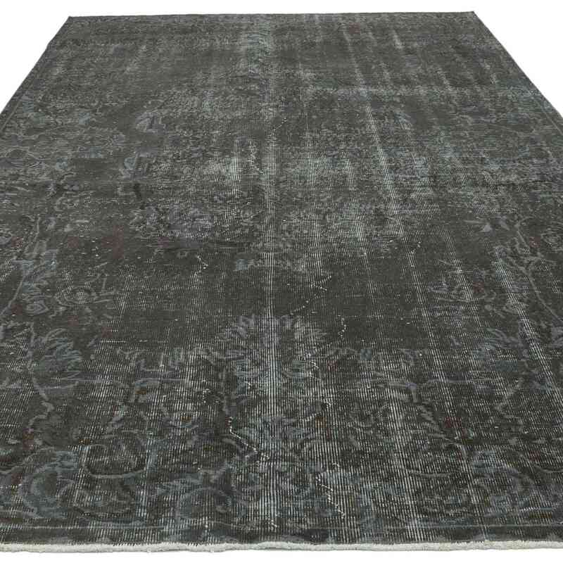 Gri Boyalı El Dokuma Anadolu Halısı - 197 cm x 310 cm - K0059365