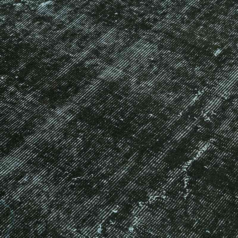 Black Over-dyed Vintage Hand-Knotted Turkish Rug - 5' 2" x 8' 8" (62 in. x 104 in.) - K0059368