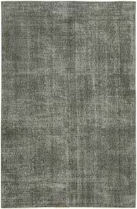 Gri Boyalı El Dokuma Anadolu Halısı - 192 cm x 294 cm