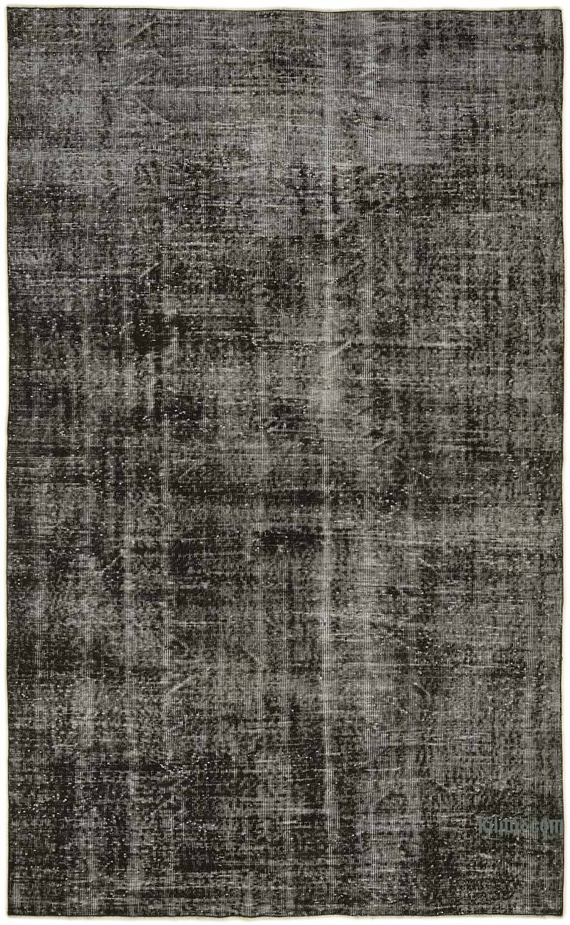 Over-dyed Vintage Hand-Knotted Turkish Rug - 5' 8" x 9' 1" (68" x 109") - K0059379