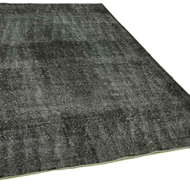 Siyah Boyalı El Dokuma Anadolu Halısı - 178 cm x 279 cm - K0059380
