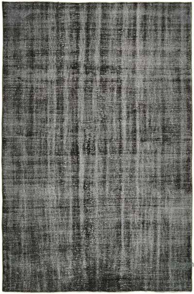 Siyah Boyalı El Dokuma Anadolu Halısı - 200 cm x 298 cm