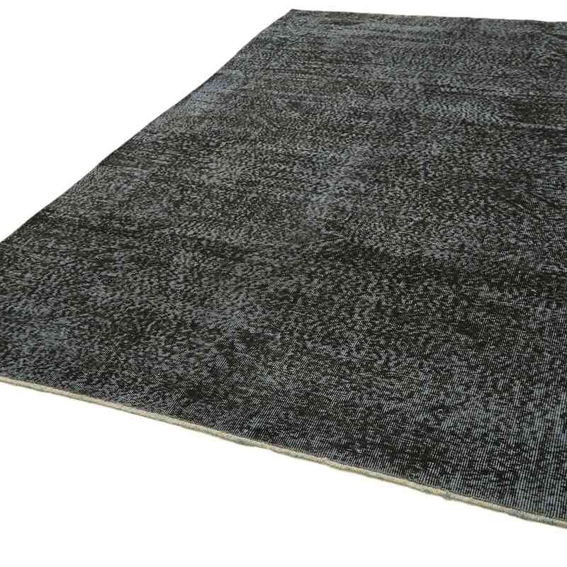 Siyah Boyalı El Dokuma Anadolu Halısı - 208 cm x 318 cm - K0059387