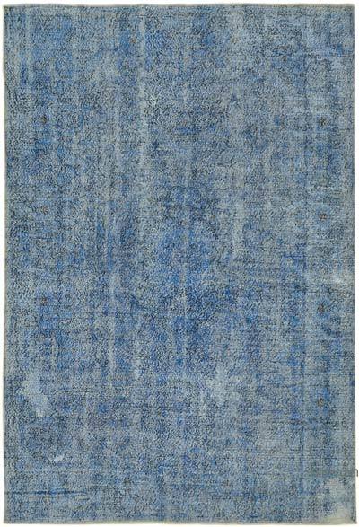 Mavi Boyalı El Dokuma Anadolu Halısı - 223 cm x 325 cm