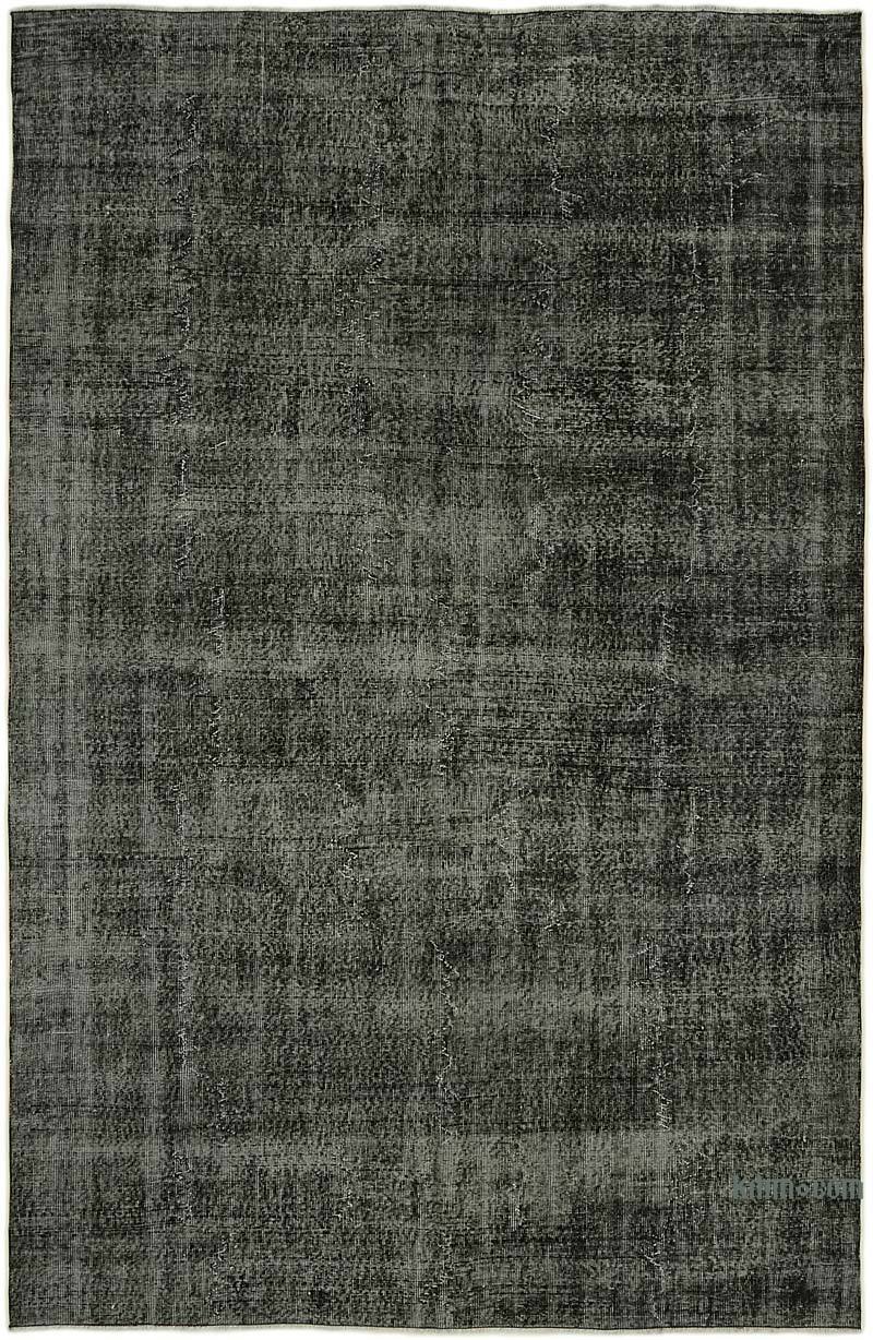 Siyah Boyalı El Dokuma Anadolu Halısı - 210 cm x 324 cm - K0059401