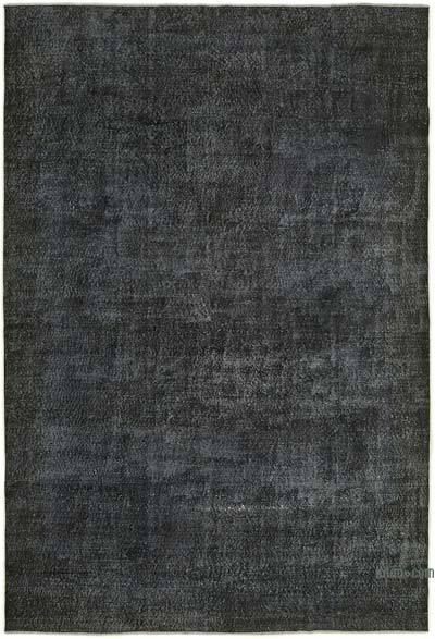 Siyah Boyalı El Dokuma Anadolu Halısı - 211 cm x 308 cm