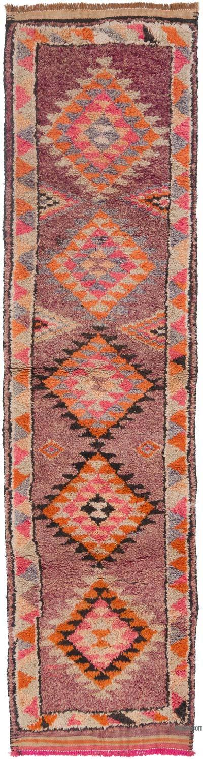 Vintage Tribal Runner Rug - 2' 8" x 10' 2" (32" x 122")