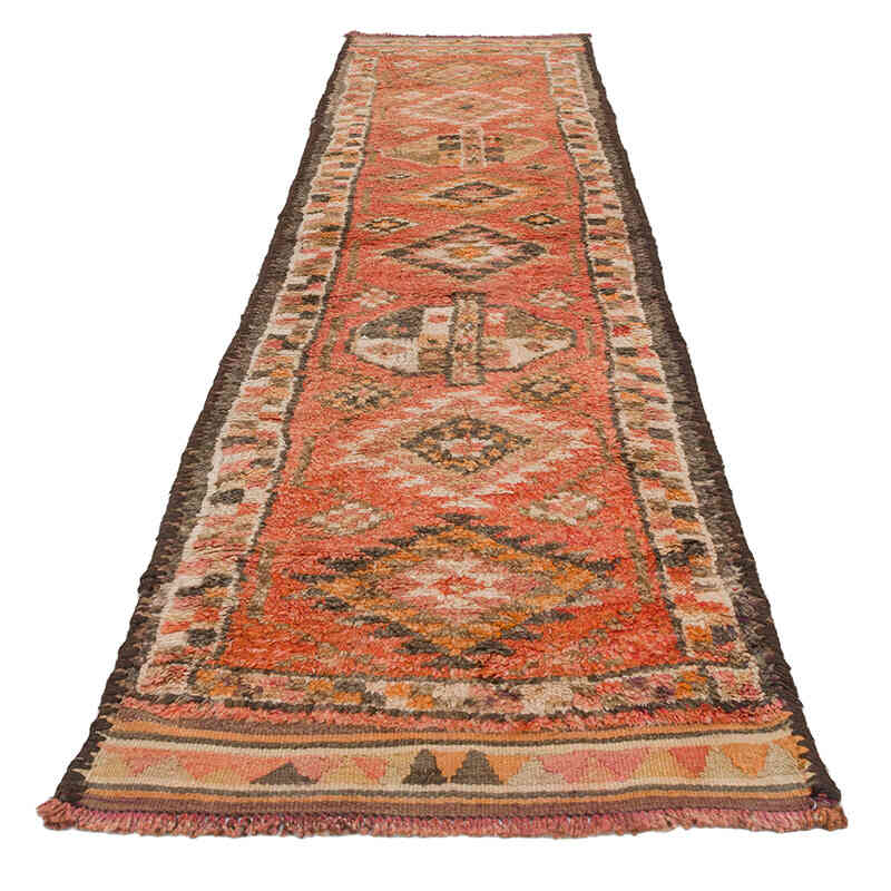 Vintage Tribal Runner Rug - 2' 10" x 10' 10" (34" x 130") - K0059426