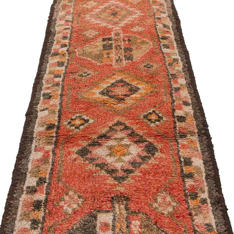 Vintage Tribal Runner Rug - 2' 10" x 10' 10" (34" x 130") - K0059426