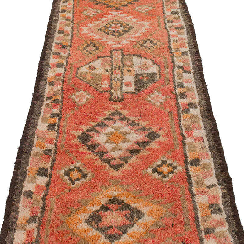 Vintage Tribal Runner Rug - 2' 10" x 10' 10" (34" x 130") - K0059426