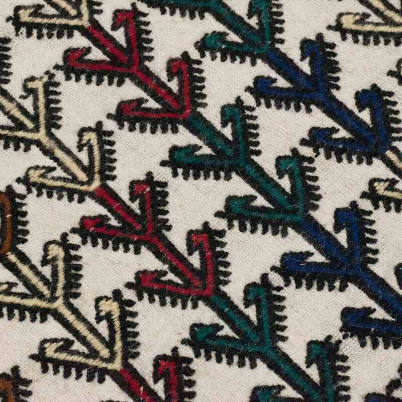 Vintage Konya Cicim Kilim - 105 cm x 146 cm - K0059438