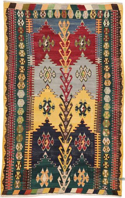 Vintage Konya Obruk Kilimi - 165 cm x 250 cm