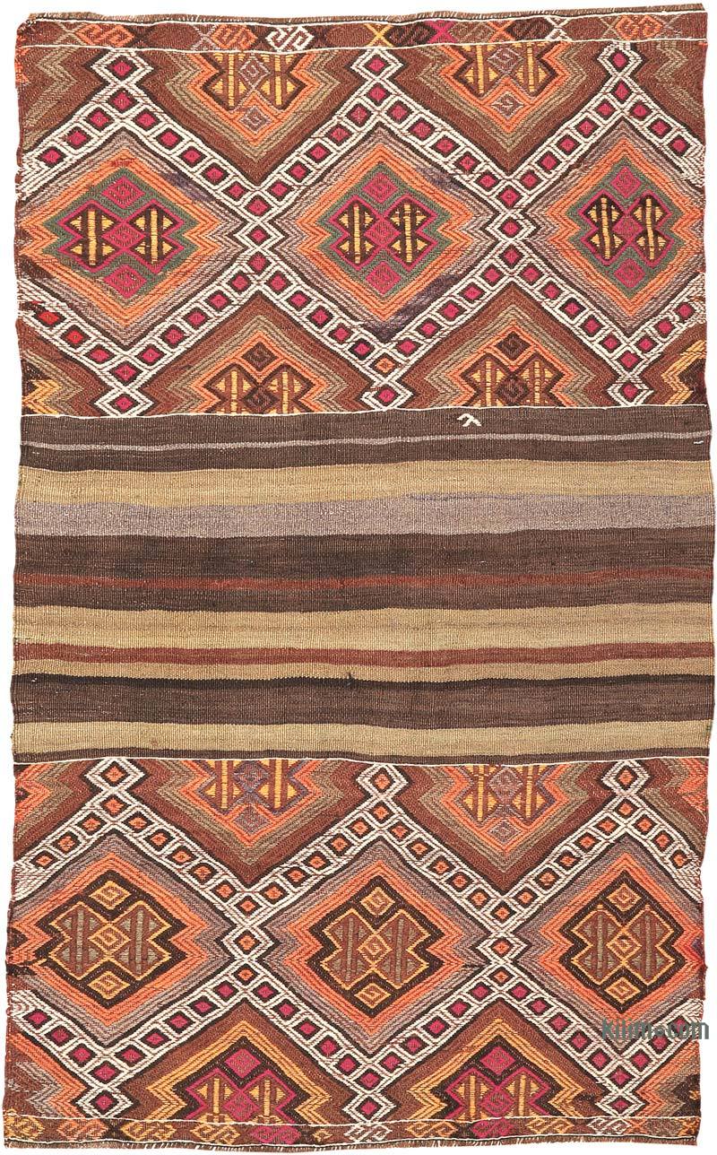 Vintage Bayburt Kilim Rug - 3' 3" x 5' 3" (39" x 63") - K0059477