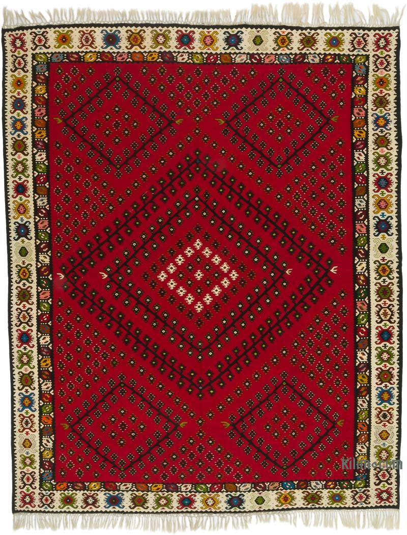 Kırmızı Vintage Şarköy Kilimi - 275 cm x 340 cm - K0059489